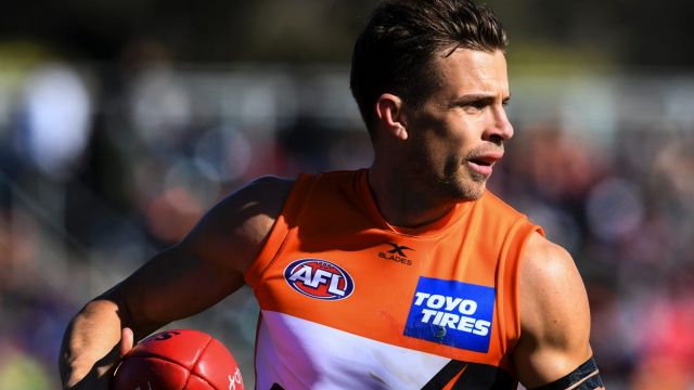 Back in town: Brett Deledio will be hoping to bring down the Tigers.