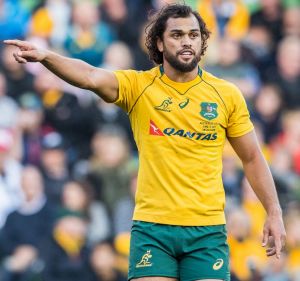 Sidelined: Karmichael Hunt has not played for the Wallabies since the Italy Test in June. 