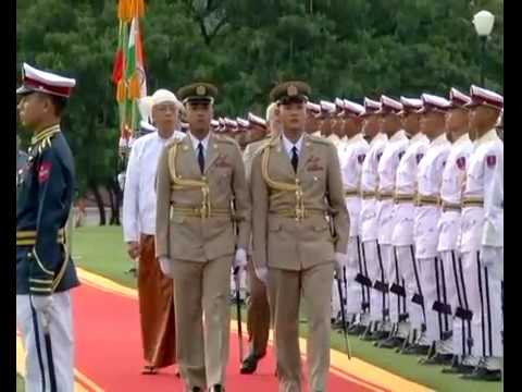 Ceremonial Welcome for PM Modi in Myanmar