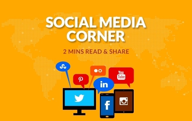 Social Media Corner 15 September 2017