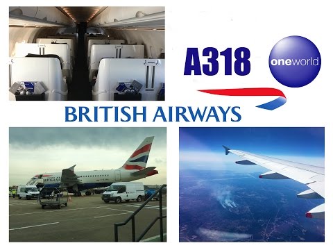 British Airways Business Class Airbus A318 London City to New York JFK FULL FLIGHT