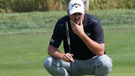 Thinking time: Marc Leishman is one round away from a $2 million payday, holding a five-shot lead into the final day.