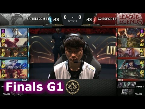 SK Telecom T1 vs G2 eSports | Game 1 Grand Finals LoL MSI 2017 Play-Offs | SKT vs G2 G1 Final