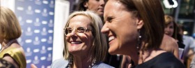 Lucy Turnbull attends the CEW Annual Dinner at the ICC in Sydney. 