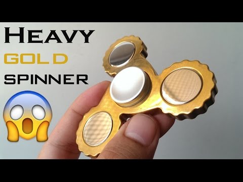 Heaviest Gold Hand Spinner - Quality and spin test