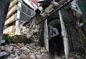 APTOPIX MEXICO EARTHQUAKE