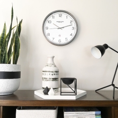 Turbo Silent Sweep Wall Clock with Date