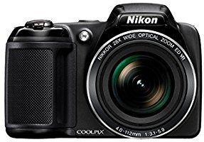 Nikon Coolpix L340 20.2 MP Digital Camera with 28x Optical Zoom and 3.0-Inch LCD (Black)