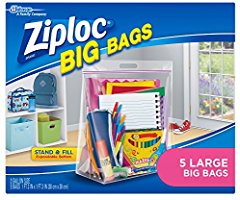 Ziploc Big Bags, Large, 5 Count