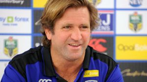 Dog days: Des Hasler experienced both highs and lows in his time at Canterbury.