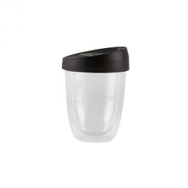 321 Uppercup Small - Clear + Black Lid