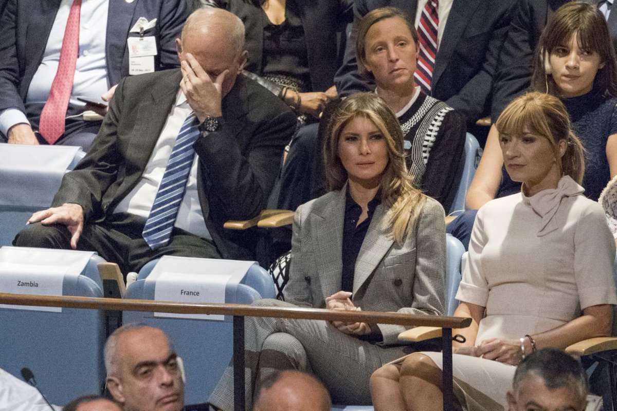 John Kelly's face during Trump's UN speech tells many stories