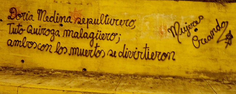 Grafiteada en El Alto