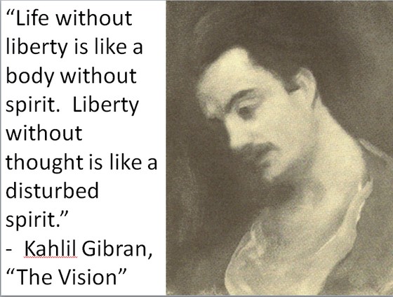 Kahlil Gibran, "The Vision"