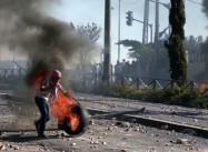 Palestinians attack Jerusalem Rail to Protest Annexation of Arab East