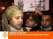 Egyptian Protesters Reject Military Concessions, Demand Officers Return to Barracks