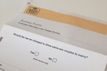 The same-sex marriage survey form