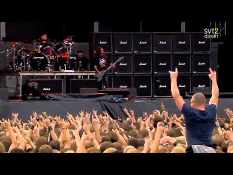 The Big 4 - Slayer - Angel Of Death Live Sweden July 3 2011 HD