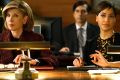 Diane Lockhart (Christine Baranski, left) and Lucca Quinn (Cush Jumbo) grapple with more than legal complexities.