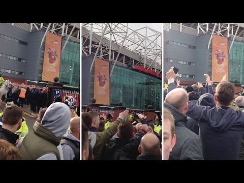 DISGUSTING! Man City Fans Mock Munich Air Disaster With Chant Outside Old Trafford After Derby