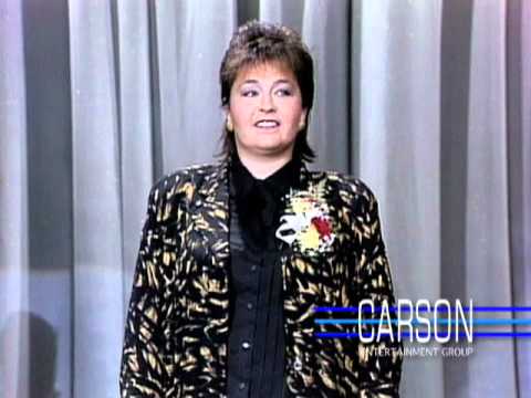 Roseanne Barr Makes Her 1st TV Appearance Ever on "The Tonight Show" -- 1985