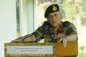 INDIA-ARMY-MAJOR-GENERAL-BIPIN-RAWAT-PRESS-MEET