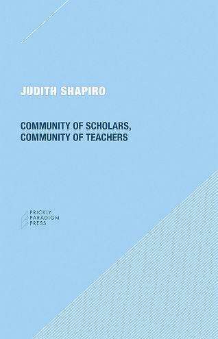 Community of Scholars, Community of Teachers