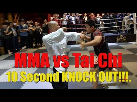 MMA vs Tai Chi 10 Second KNOCK OUT!!!