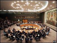 UN Security Council meeting