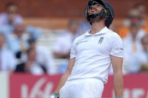 Good for 45 minutes: England batsman James Vince.