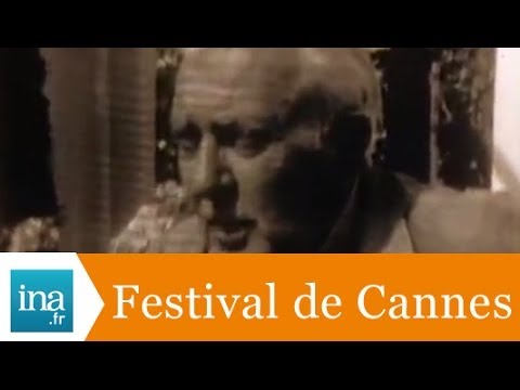 Jacques Tati au Festival de Cannes 1974 - Archive INA