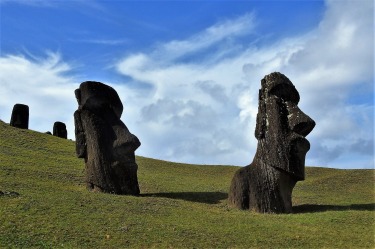 No prize for guessing where this picture was taken. This was my fifth visit to Rapa Nui in 20 years. A lot has changed ...