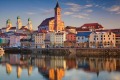 Passau lies at the confluence of three rivers – the Danube, the Inn and the Ilz.