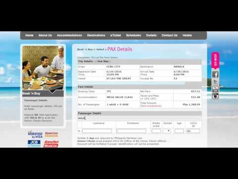 2Go Promo Online Booking Tutorial