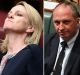 Referred to the High Court: Nationals Fiona Nash, Barnaby Joyce and Matt Canavan.