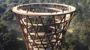 Treetop Experience in Denmark will offer towering views across Gisselfeld Klosters Skove, a preserved forest an hour ...