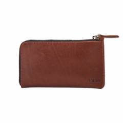 Banjo Leather Zip Pouch