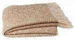 St Albans Cavendish Mohair Throw Rug - Oatmeal