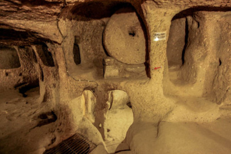 ...these caves in Capadocia, Turkey are still being used by the locals. As storage areas, to keep livestock, and even to live in. Some have even been made into hostels and taverns. More are being discovered.