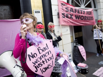 Sex workers protest Soho