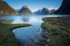 The cruise visits Fiordland National Park, Milford Sound, New Zealand.