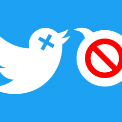 Twitter bird censored