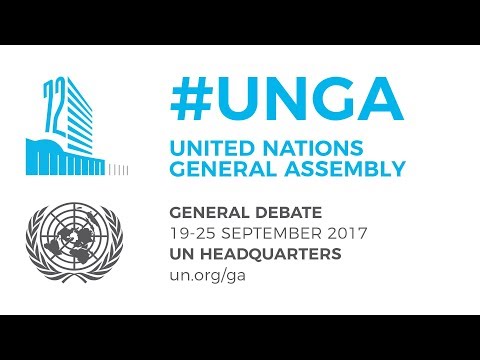 #UNGA General Debate - 23 September 2017