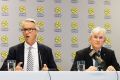 The possibilities of FIFA taking control of the management of the FFA - run by CEO David Gallop, left, and chairman ...