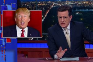 Stephen Colbert called on Trump to take action this time on gun control.
