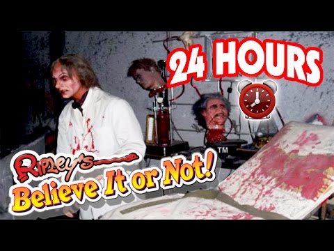 24 HOUR OVERNIGHT AT RIPLEY'S BELIEVE IT OR NOT | OVERNIGHT CHALLENGE AT RIPLEY'S BELIEVE IT OR NOT!