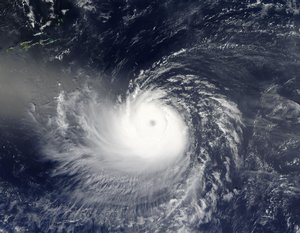 Hurricane Ike off the Lesser Antilles