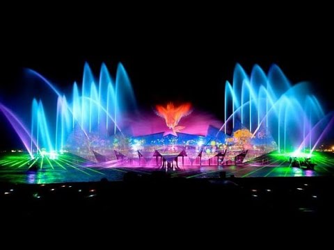 Singapore Sentosa wings of time show -HD