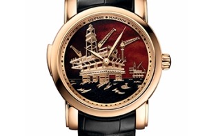 For the oil baron: North Sea Minute Repeater with an oil-rig-decorated enamel dial. RRP: $418,900.