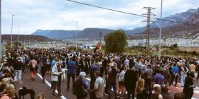 Road blockade in Catalonia